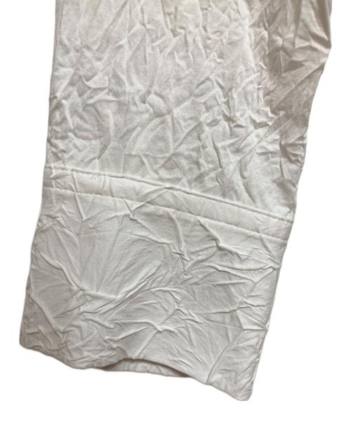 BEIGE（ベイジ）BEIGE (ベイジ) ASTILBE コットンジャージークルーネックブラウス ホワイト サイズ:4の古着・服飾アイテム