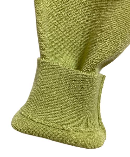 LEINWANDE（ラインヴァンド）LEINWANDE (ラインヴァンド) Sprout Knitted Cardigan グリーン サイズ:FREEの古着・服飾アイテム