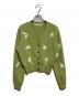 LEINWANDE（ラインヴァンド）の古着「Sprout Knitted Cardigan」｜グリーン