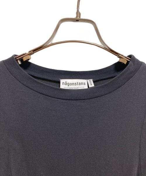 nagonstans（ナゴンスタンス）nagonstans (ナゴンスタンス) layered dress ブラック×ホワイト サイズ:Mの古着・服飾アイテム