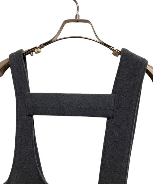 nagonstans（ナゴンスタンス）nagonstans (ナゴンスタンス) ニードルストレッチ JumperSK グレー サイズ:Sの古着・服飾アイテム