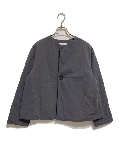 grin（グリン）grin (グリン) CLシーチング中綿クルーJK グレー サイズ:2の古着・服飾アイテム