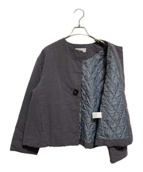 grin（グリン）grin (グリン) CLシーチング中綿クルーJK グレー サイズ:2の古着・服飾アイテム