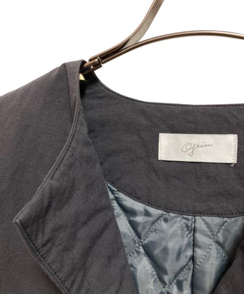grin（グリン）grin (グリン) CLシーチング中綿クルーJK グレー サイズ:2の古着・服飾アイテム