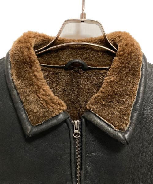 PERRY ELLIS（ペリーエリス）PERRY ELLIS (ペリーエリス) ムートンジャケット ブラック サイズ:Lの古着・服飾アイテム