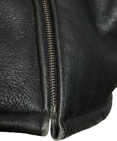 PERRY ELLIS（ペリーエリス）PERRY ELLIS (ペリーエリス) ムートンジャケット ブラック サイズ:Lの古着・服飾アイテム