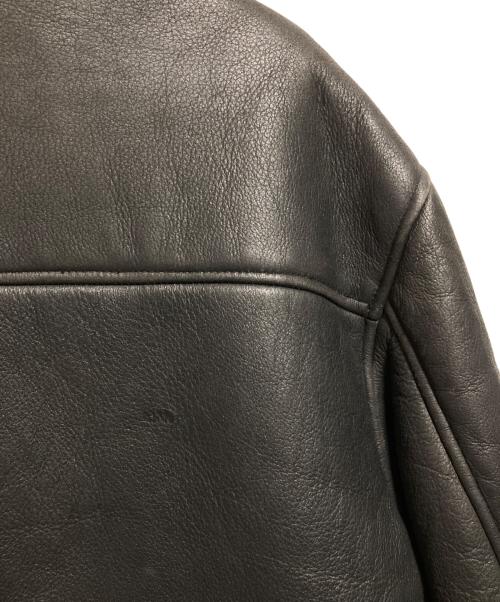 PERRY ELLIS（ペリーエリス）PERRY ELLIS (ペリーエリス) ムートンジャケット ブラック サイズ:Lの古着・服飾アイテム
