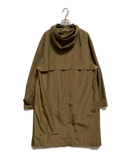 DESCENTE PAUSE（デサントポーズ）DESCENTE PAUSE (デサントポーズ) HOODED OVER COAT ベージュ サイズ:Lの古着・服飾アイテム