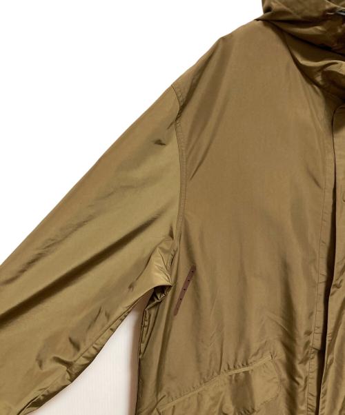 DESCENTE PAUSE（デサントポーズ）DESCENTE PAUSE (デサントポーズ) HOODED OVER COAT ベージュ サイズ:Lの古着・服飾アイテム