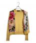 DOLCE & GABBANA (ドルチェ＆ガッバーナ) シルク切替カーディガン イエロー サイズ:36：25000円