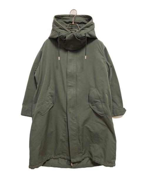 THE RERACS（ザ リラクス）THE RERACS (ザ リラクス) ライナー付モッズコート グリーン サイズ:38の古着・服飾アイテム