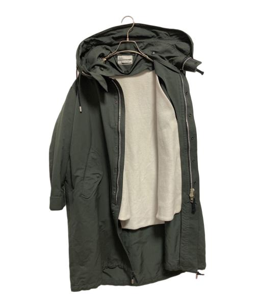 THE RERACS（ザ リラクス）THE RERACS (ザ リラクス) ライナー付モッズコート グリーン サイズ:38の古着・服飾アイテム