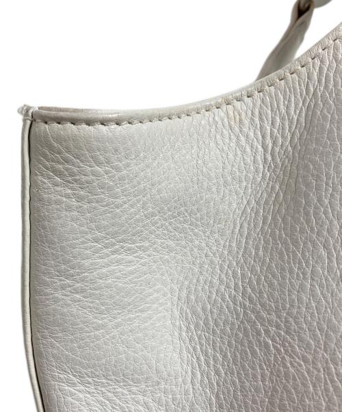 JIL SANDER（ジルサンダー）JIL SANDER (ジルサンダー) バスケットショルダートートバッグ ホワイトの古着・服飾アイテム