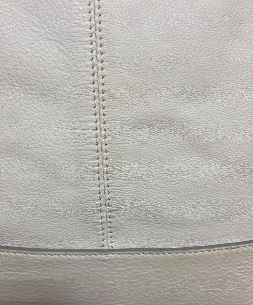 JIL SANDER（ジルサンダー）JIL SANDER (ジルサンダー) バスケットショルダートートバッグ ホワイトの古着・服飾アイテム