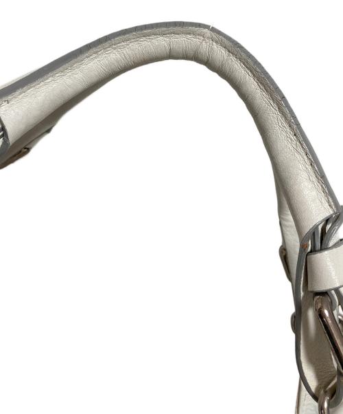 JIL SANDER（ジルサンダー）JIL SANDER (ジルサンダー) バスケットショルダートートバッグ ホワイトの古着・服飾アイテム