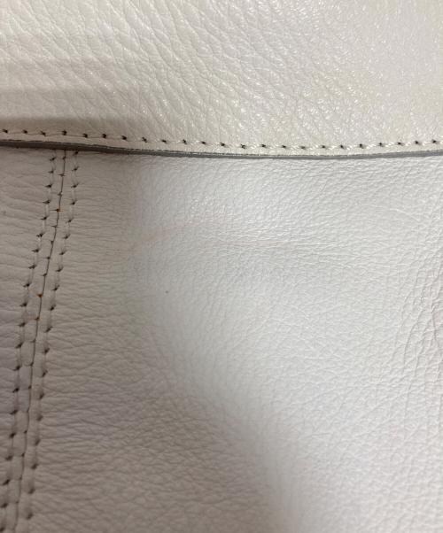 JIL SANDER（ジルサンダー）JIL SANDER (ジルサンダー) バスケットショルダートートバッグ ホワイトの古着・服飾アイテム