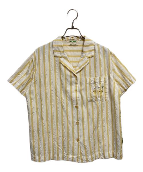 gelato pique（ジェラートピケ）gelato pique (ジェラートピケ) PIKUMIN ルームウェア セットアップ ホワイト×イエロー サイズ:FREEの古着・服飾アイテム