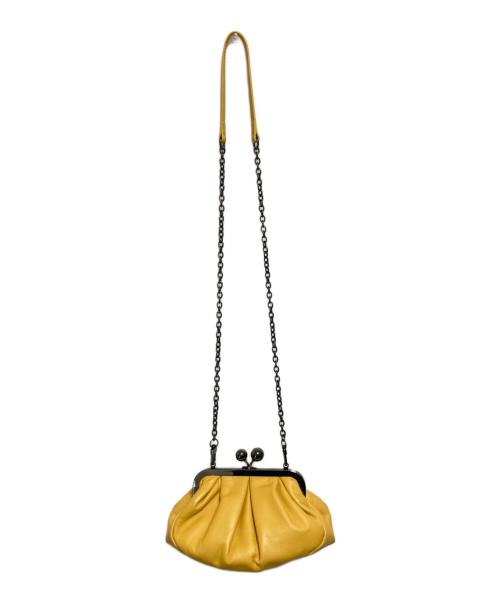 WEEKEND Max Mara（ウィークエンド マックスマーラ）Weekend Max Mara (ウィークエンド マックスマーラ) パスティチーノ ショルダーバッグ イエローの古着・服飾アイテム