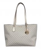 MICHAEL KORSマイケル・コース）の古着「SHEILA ミッドファスナー トート ラージ」｜ホワイト