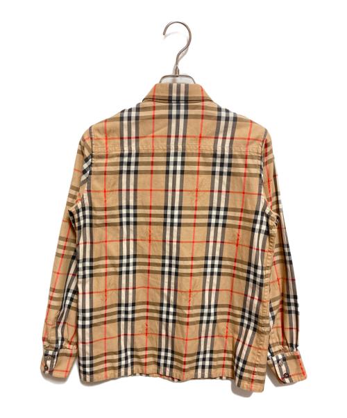 Burberry's（バーバリー）Burberry's (バーバリー) シャドーホースノバチェックシャツ ベージュ サイズ:7の古着・服飾アイテム