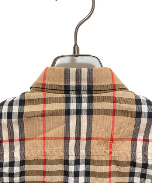 Burberry's（バーバリー）Burberry's (バーバリー) シャドーホースノバチェックシャツ ベージュ サイズ:7の古着・服飾アイテム