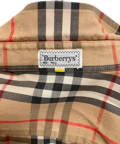 Burberry's（バーバリー）Burberry's (バーバリー) シャドーホースノバチェックシャツ ベージュ サイズ:7の古着・服飾アイテム