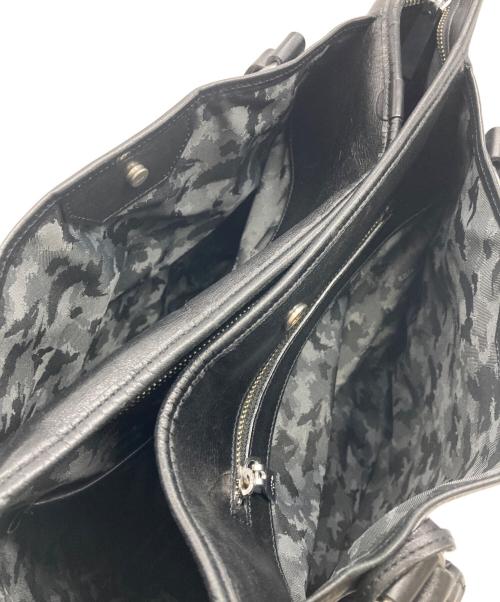 aniary（アニアリ）aniary (アニアリ) レザートートバッグ ブラックの古着・服飾アイテム