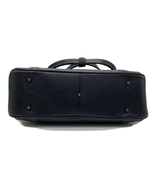 blue sincere（ブルーシンシア）BLUE SINCERE (ブルーシンシア) レザートートバッグ ブラックの古着・服飾アイテム