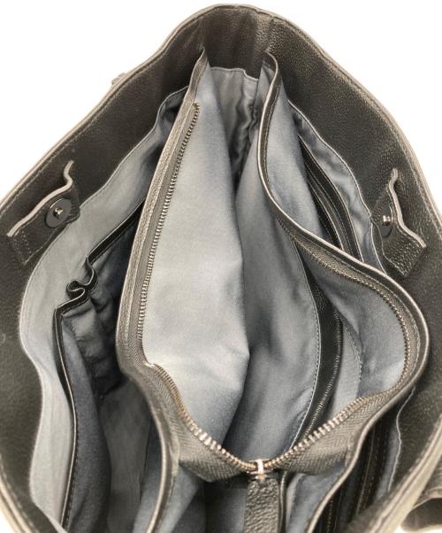 blue sincere（ブルーシンシア）BLUE SINCERE (ブルーシンシア) レザートートバッグ ブラックの古着・服飾アイテム