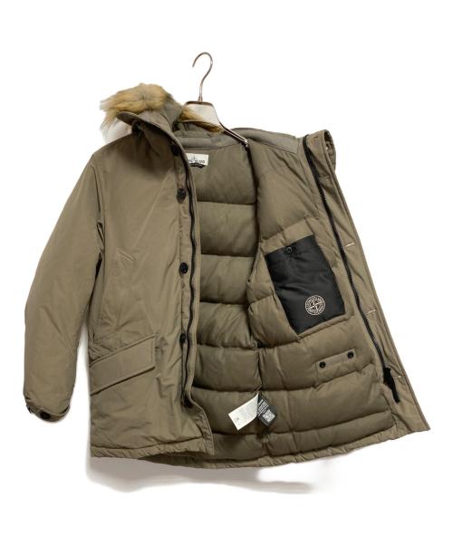 STONE ISLAND（ストーンアイランド）STONE ISLAND (ストーンアイランド) MICRO REPS DOWN カーキ サイズ:Sの古着・服飾アイテム