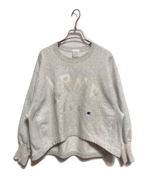Champion（チャンピオン）Champion (チャンピオン) USU GALLERY (ユーエスユー ギャラリー) クルーネックスウェット グレー サイズ:Lの古着・服飾アイテム