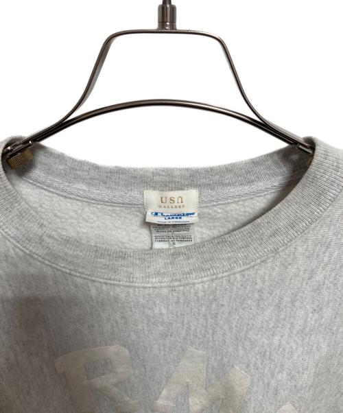 Champion（チャンピオン）Champion (チャンピオン) USU GALLERY (ユーエスユー ギャラリー) クルーネックスウェット グレー サイズ:Lの古着・服飾アイテム