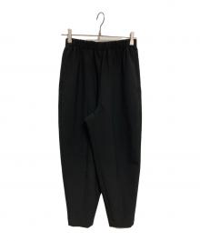 ENFOLD（エンフォルド）の古着「FRONT-CURVE PANTS」｜ブラック