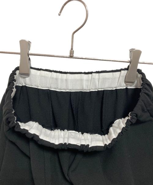 ENFOLD（エンフォルド）ENFOLD (エンフォルド) FRONT-CURVE PANTS ブラック サイズ:36の古着・服飾アイテム