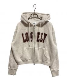 NOHANT（ノアン）の古着「LOVELY CROP HOODIE ZIP-UP OATMEAL」｜ベージュ