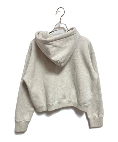 NOHANT（ノアン）NOHANT (ノアン) LOVELY CROP HOODIE ZIP-UP OATMEAL ベージュ サイズ:Ｍの古着・服飾アイテム
