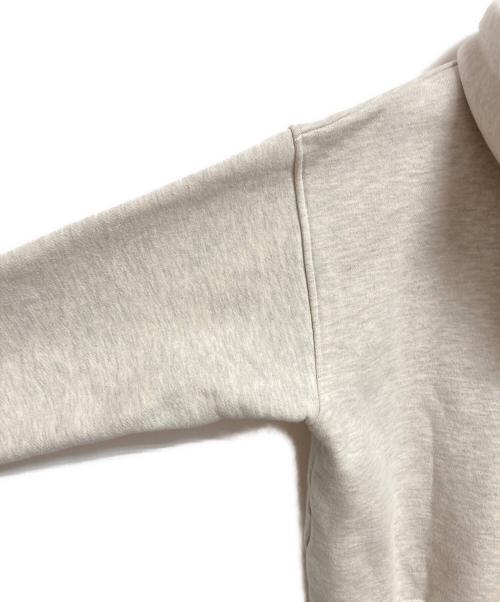 NOHANT（ノアン）NOHANT (ノアン) LOVELY CROP HOODIE ZIP-UP OATMEAL ベージュ サイズ:Ｍの古着・服飾アイテム