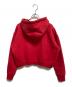 NOHANT (ノアン) LOVELY CROP HOODIE ZIP-UP OATMEAL レッド サイズ:Ｍ：9000円