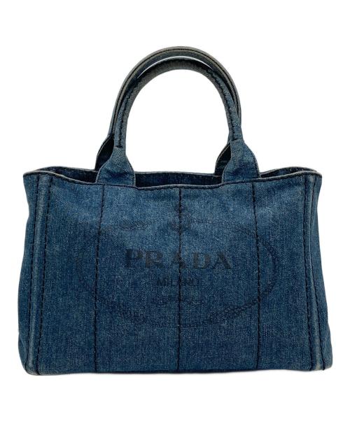 PRADA（プラダ）PRADA (プラダ) カナパ トートバッグ インディゴの古着・服飾アイテム