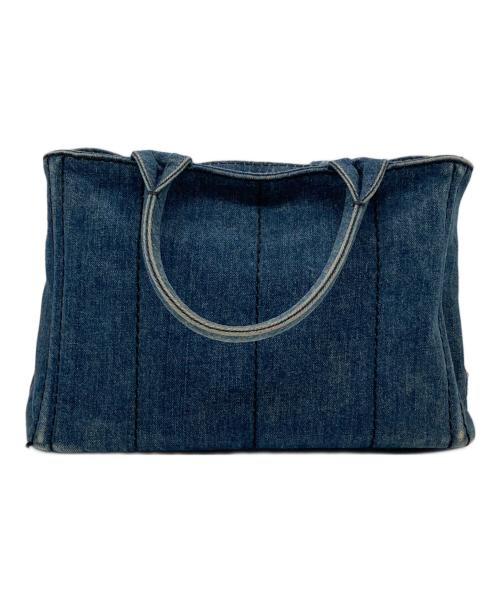 PRADA（プラダ）PRADA (プラダ) カナパ トートバッグ インディゴの古着・服飾アイテム