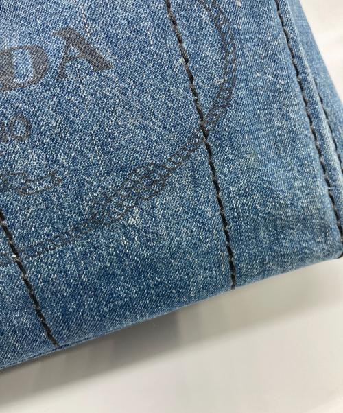 PRADA（プラダ）PRADA (プラダ) カナパ トートバッグ インディゴの古着・服飾アイテム