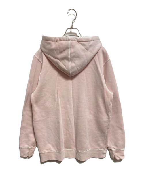stussy（ステューシー）stussy (ステューシー) ピグメントプルオーバーパーカー ピンク サイズ:Sの古着・服飾アイテム