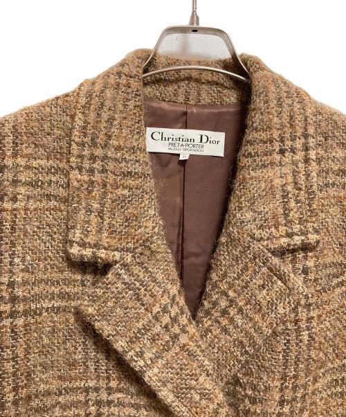 Christian Dior（クリスチャン ディオール）Christian Dior (クリスチャン ディオール) ウール混コート ベージュ サイズ:11の古着・服飾アイテム