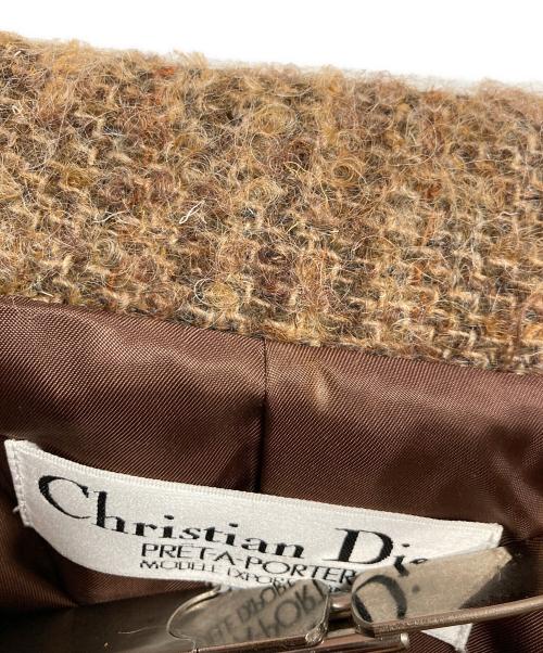 Christian Dior（クリスチャン ディオール）Christian Dior (クリスチャン ディオール) ウール混コート ベージュ サイズ:11の古着・服飾アイテム