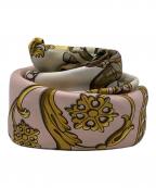 HERMESエルメス）の古着「シルクスカーフ」｜ピンク