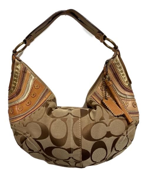 COACH（コーチ）COACH (コーチ) ワンショルダーバッグ ベージュの古着・服飾アイテム