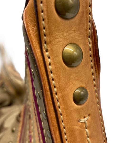 COACH（コーチ）COACH (コーチ) ワンショルダーバッグ ベージュの古着・服飾アイテム