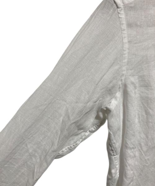 Brilla per il gusto（ブリッラ ペル イルグースト）Brilla per il gusto (ブリッラ ペル イルグースト) リネン カッタウェイ ワイドカラーシャツ ホワイト サイズ:Mの古着・服飾アイテム