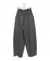 BABYLONE (バビロン) トリクシオンタックパンツ グレー サイズ:38：5000円