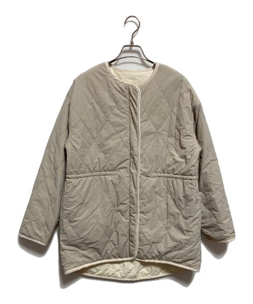 MAYSON GREY（メイソングレイ）MAYSON GREY (メイソングレイ) リバーシブルカポック中綿キルティングブルゾン ベージュ サイズ:1の古着・服飾アイテム